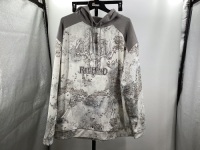 Red Head Gray Camo Hoodie, 2XL