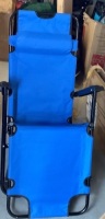 Reclining Lounge Chair, Blue