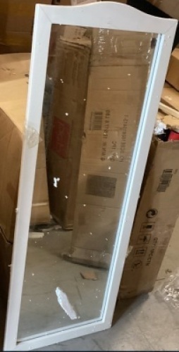 White Framed Mirror