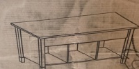 Coffee Table, May Be Missing Hardware