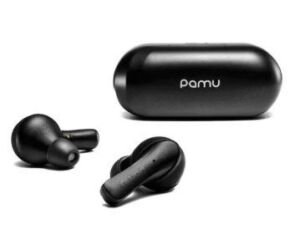 Lot of (2) PaMu Slide Mini Bluetooth 5.0 True Wireless Earphone with Charging Case