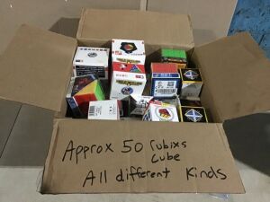 Lot of Approx (50) Assorted Rubiks Cube Puzzle Games 