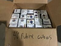 Lot of (40) Rubiks Cube Puzzle Games&nbsp;