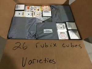 Lot of (26) Assorted Rubiks Cube Puzzle Games 