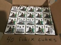 Lot of&nbsp;(40) Rubiks Cube Puzzle Games&nbsp;