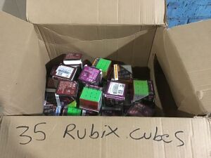 Lot of (35) Rubiks Cube Puzzle Games 