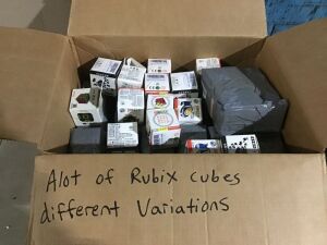 Lot of Assorted Rubiks Cube Puzzle Games 