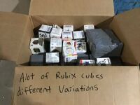 Lot of Assorted Rubiks Cube Puzzle Games&nbsp;