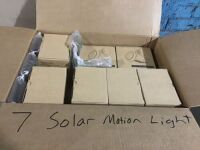 Lot of (7) Solar Motion Lights