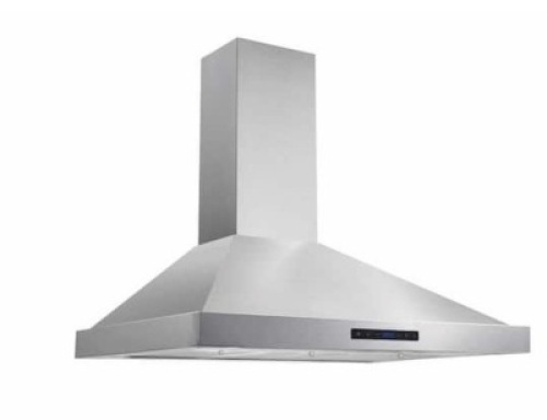 Vissani 36 in. W Convertible Wall Mount Range Hood, Stainless Steel