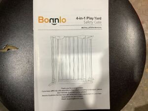 Bonnlo 4-in-1 Play Yard Safety Gate 