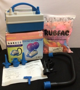 Electric Balloon Pump & Bag of Punch Balloons