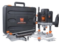 WEN RT6033 15-Amp Variable Speed Plunge Woodworking Router Kit, May Be Missing Hardware
