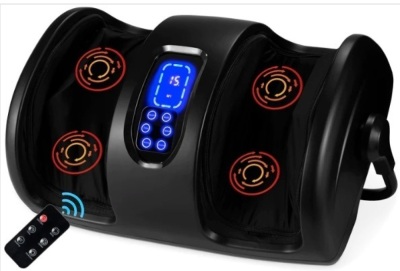 Reflexology Shiatsu Foot Massager w/ High-Intensity Rollers, no remote