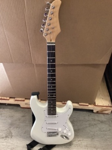 White Electric Guitar, Small Scuff