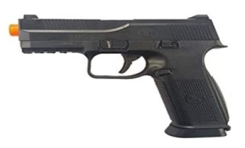 FN Herstal FNS-9 Spring Powered Airsoft Pistol,&nbsp;Maxx Action Hunting Pistol with Scope Toy (Missing Bullets)