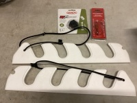 Lot of Fishing Rod Storage, Slotted Brass Jag, Ten-Shot Magazine