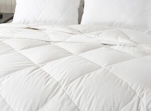 Light Warmth Down Comforter ,230TC Duvet Insert ,100% Egpytian Cotton - King