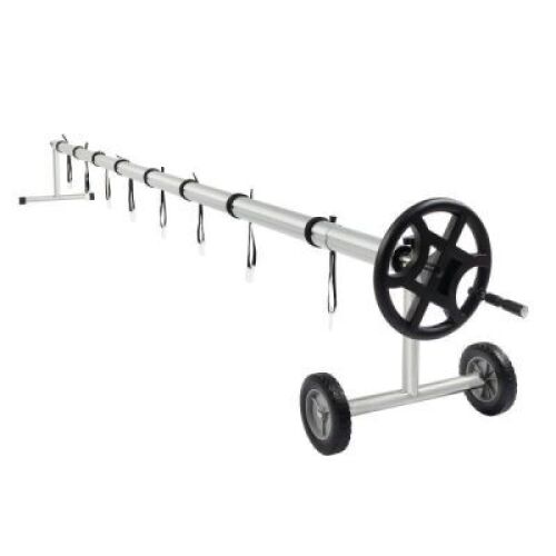 Stainless Steel Solar Cover Reel For Swimming Pools Up To 18 Feet Wide Inground&nbsp;