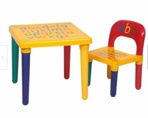 Children's Letter Table Chair Set