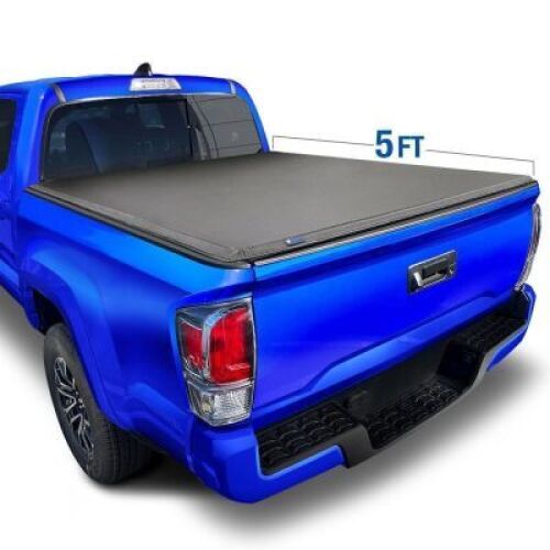 TYGER T3 Soft Tri-fold Cover fit 05-15 Tacoma Fleetside&nbsp;5' Bed