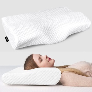 ZAMAT Contour Memory Foam Pillow, Queen Firm