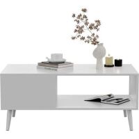 Wooden Coffee Table w/ Storage Shelf&nbsp;
