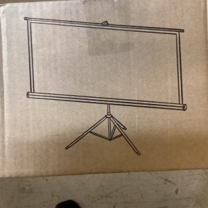 100 Inch 16:9 Portable Projector Screen w/ Tripod Stand