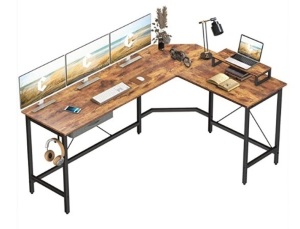 CubiCubi L-Shaped Desk Computer Corner Desk, Appears New