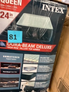 Intex Dura Beam Deluxe 24in Queen