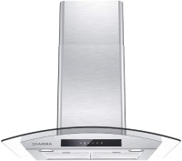 CIARRA CAS75502 Glass Vent Hood&nbsp;30 inch, Stainless Steel&nbsp;with 3 Speed Exhaust Fan, Aluminum Mesh Filters, Touch Control, Ducted & Ductless Convertible - Appears New&nbsp;&nbsp;
