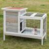 Scurrty Wooden Rabbit Hutch, 36'' x 19.7" x 30.7"