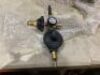 Helium Tank Regulator Latex Balloon Filler Valve&nbsp;with Pressure Gauge 0-3000 PSI for G5/8 Outlet Thread Tank Valve