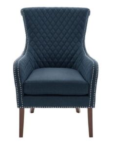 Madison Park Heston Accent Chair with Quilted Back 