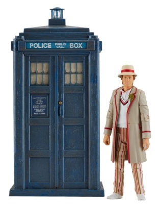 Doctor Who The Fifth Doctor & Tardis from The Visitation Figures