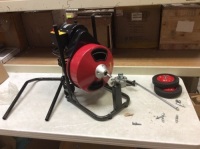 VEVOR Sewer Snake Drill Drain Auger Cleaner 100 Ft Long 3/8" Wide&nbsp;for&nbsp;1-1/4" to 4" Pipes - Appears New