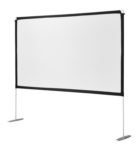 onn. 100" Portable Projection Screen