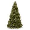 Pre-Lit Artificial Spruce Christmas Tree w/ Foldable Metal Base