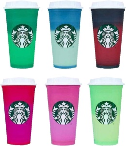 Lot of (2) 6 Pack Starbucks Hot Cups