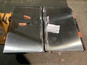 Lot of (2) Stainless Steel Cook Tops 