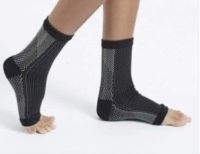 Lot of 2 Pairs DocSocks Toeless Compression Sleeves