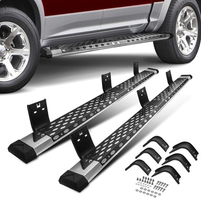 MOSTPLUS Running Board Nerf Bar for 2009-2018 Dodge Ram 1500 Crew Cab & 2010-2020 Ram 2500 3500 Crew 6 inches Side Step  