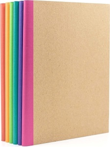 Lot of (8) PAPERAGE 6-Pack Composition Notebooks