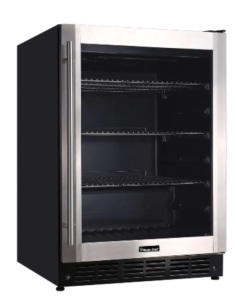 Magic Chef 5.1 Cu Ft Stainless Steel Built-in Beverage Cooler - Small Dents