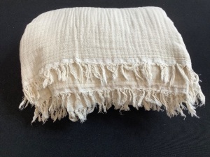 100% Organic Muslin Cotton Throw Blanket 