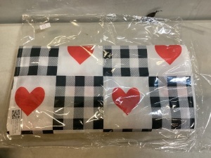 Valentine Checked Table Runner