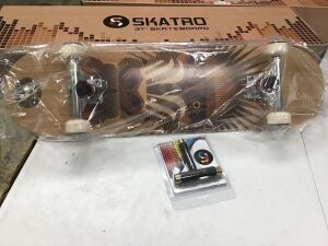 SKATRO - Pro Skateboard 31" Complete Skateboard, Baboon Design - NEW