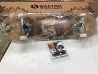 SKATRO - Pro Skateboard 31" Complete Skateboard, Baboon Design&nbsp;- NEW