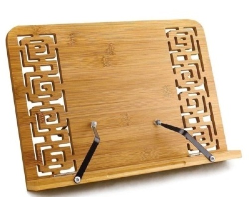 Bamboo&nbsp;Hands Free Book Holder Stand