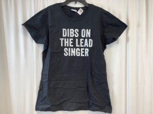 Dibs on the Lead Singer Ladies Shirt, M